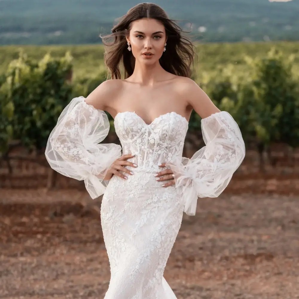 Model wearing a Allure Bridals gown